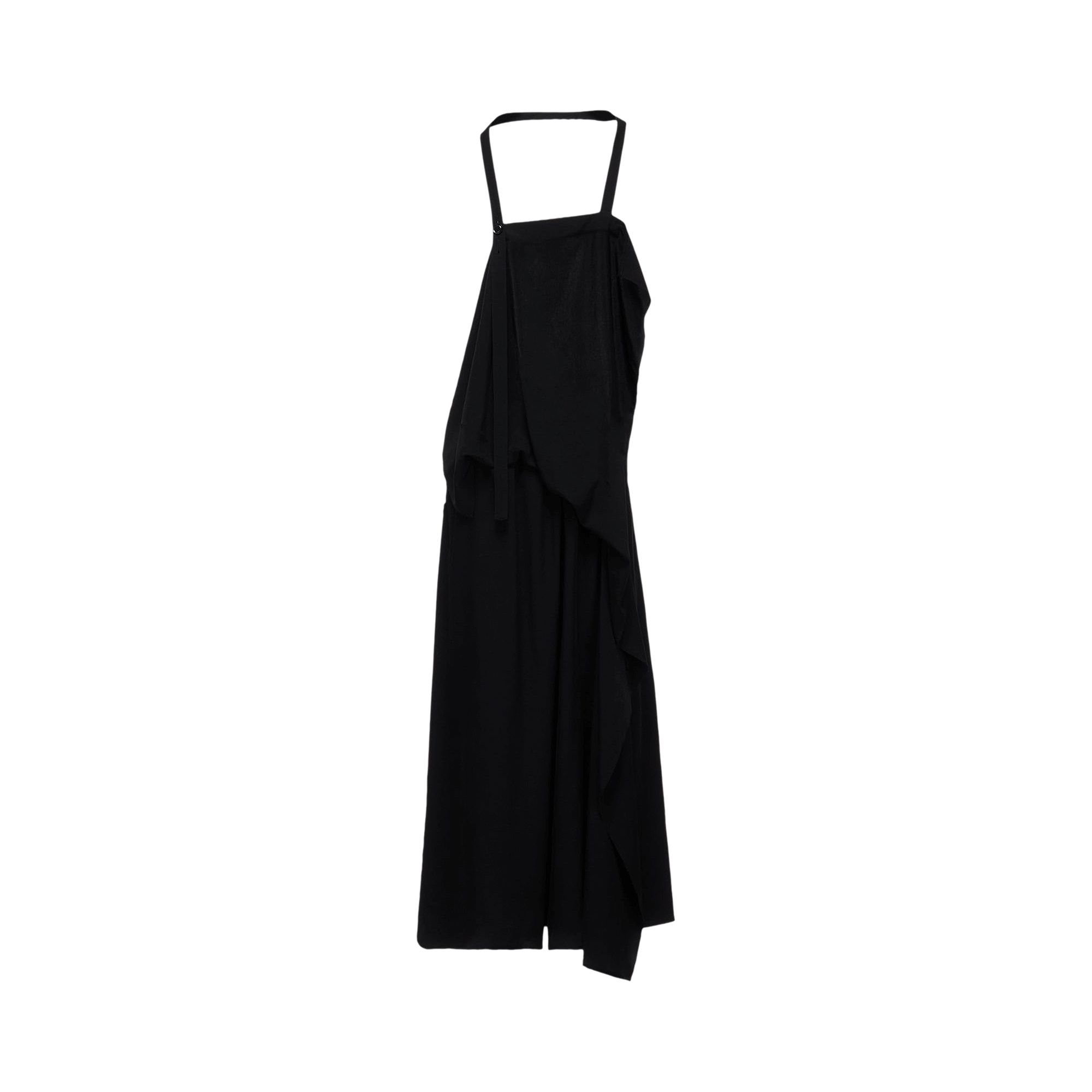 Pre-owned Y's O-apron Dress 'black' | Women's Size 2