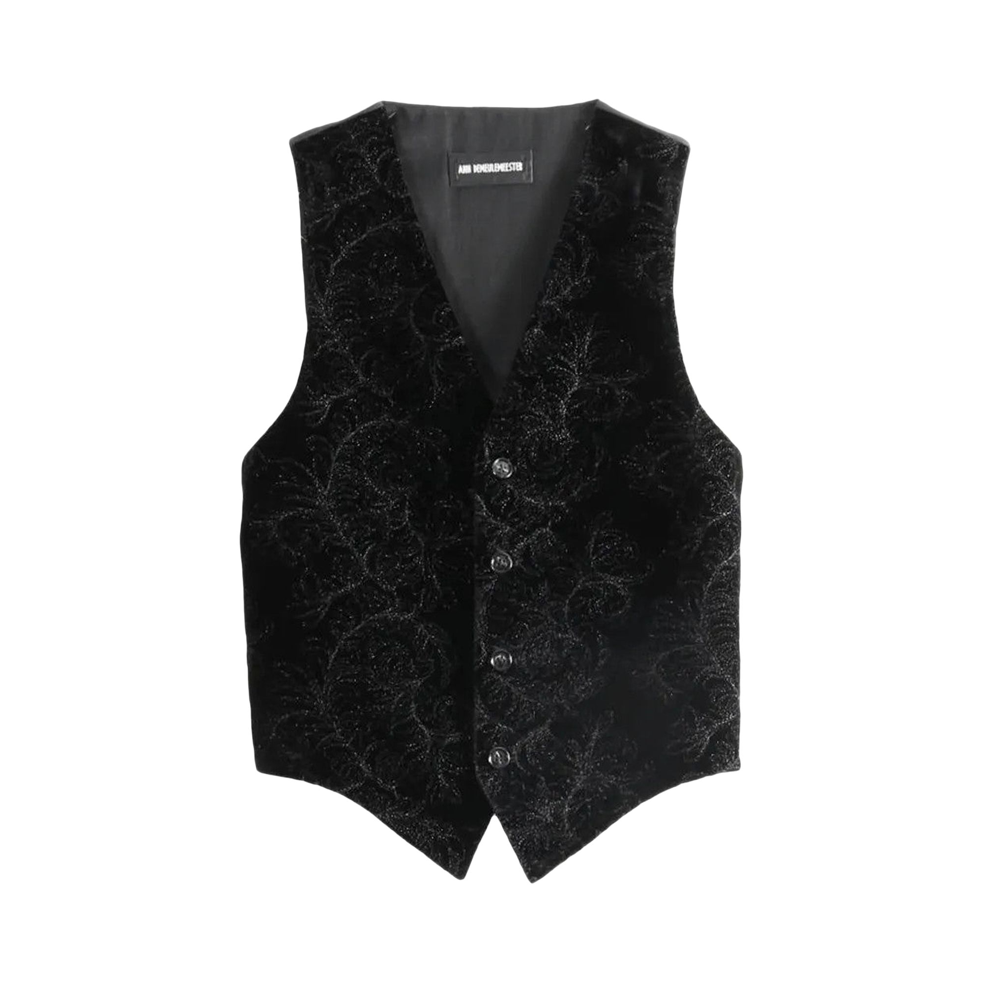Pre-owned Ann Demeulemeester Kaare Classic Waistcoat 'black' | Men's Size 48