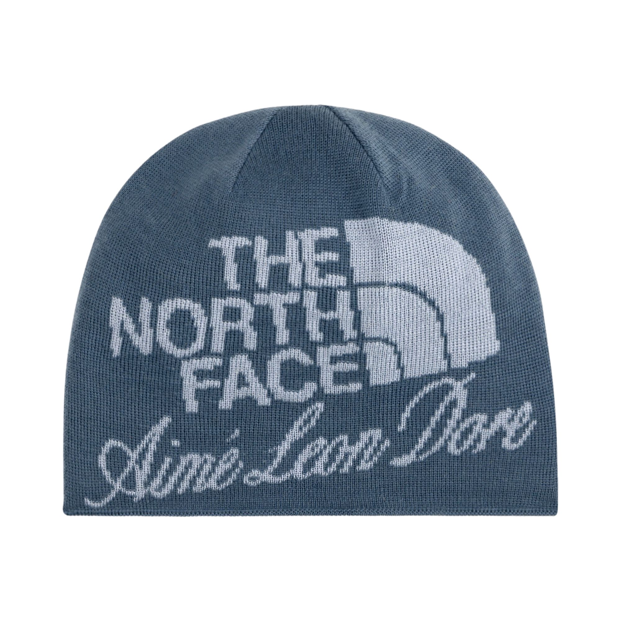 Pre-owned Aimé Leon Dore X The North Face Jacquard Beanie 'granite Grey' | Men's Size Onesize