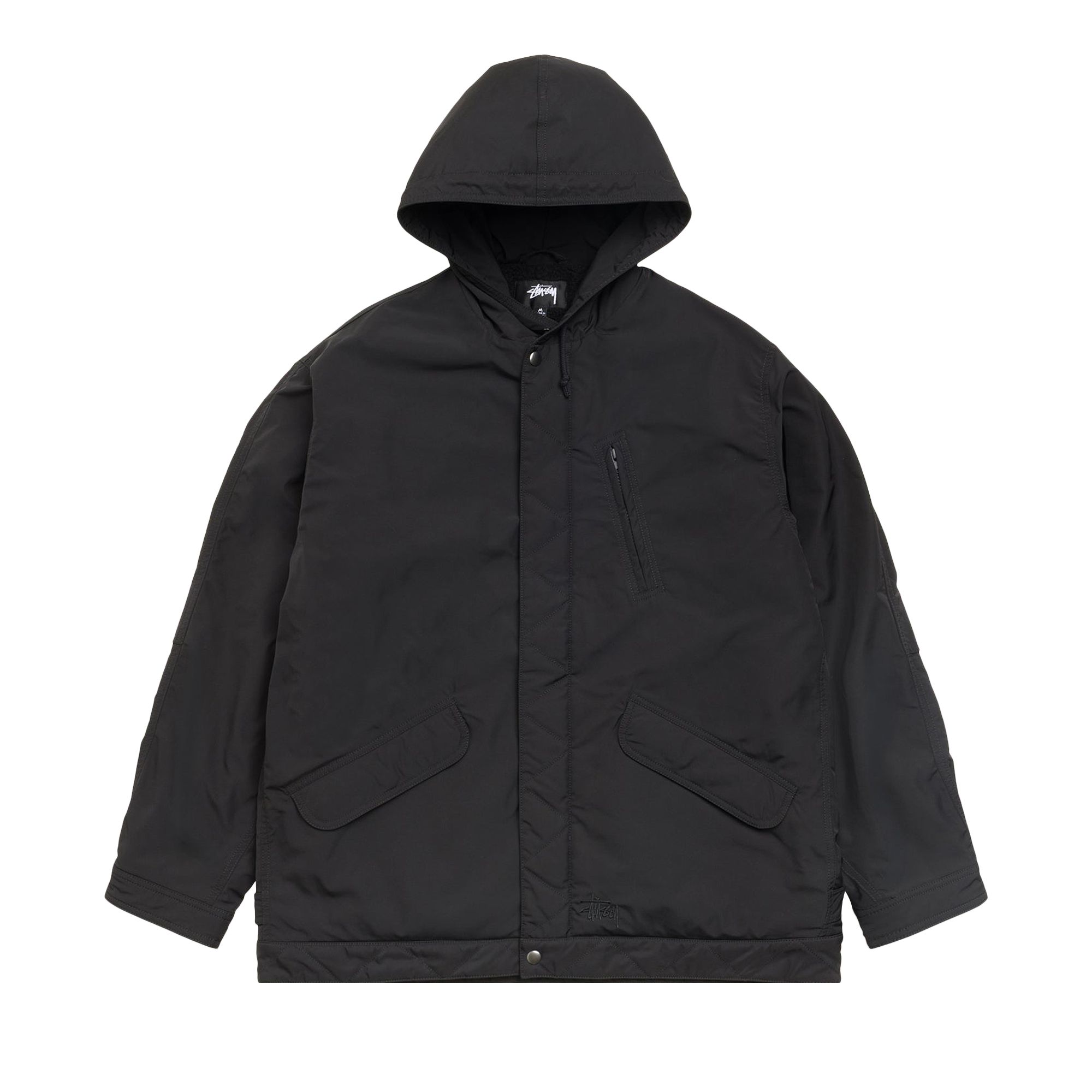 Pre-owned Stussy Flight Parka 'black' | Men's Size S