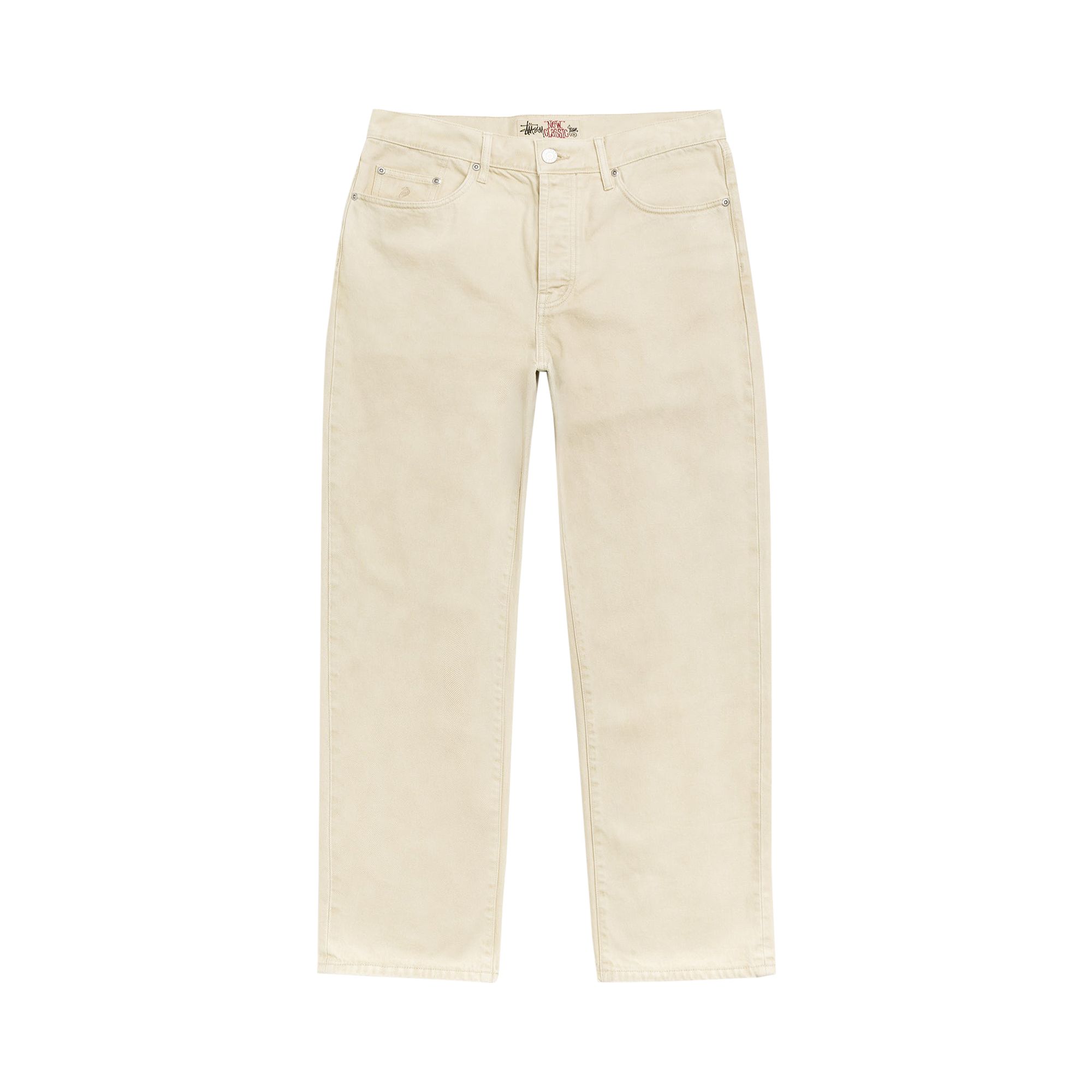 Pre-owned Stussy New Classic Jean Overdyed 'sand' | Tan | Men's Size 36