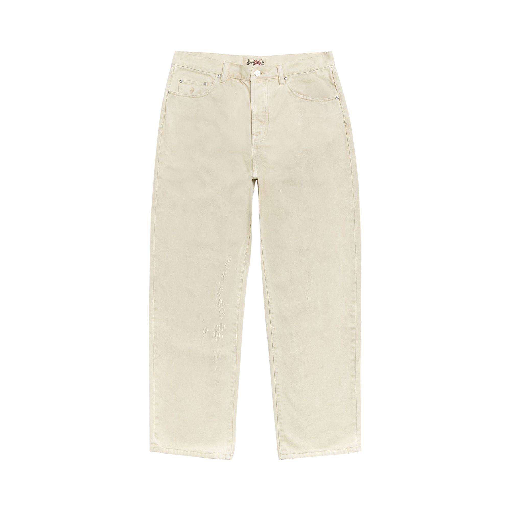 Pre-owned Stussy Big Ol' Jean Overdyed 'sand' | Tan | Men's Size 36