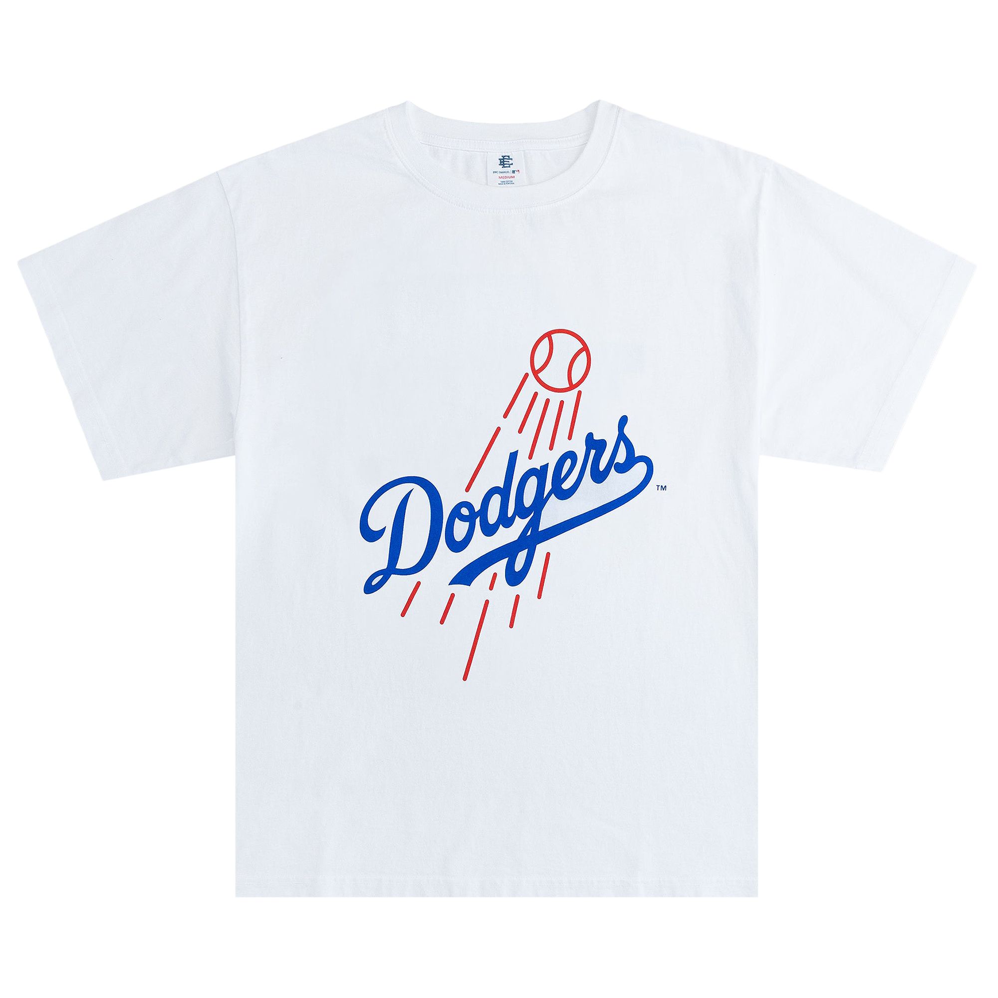 Pre-owned Eric Emanuel Ee Dodgers T-shirt 'white' | Men's Size M