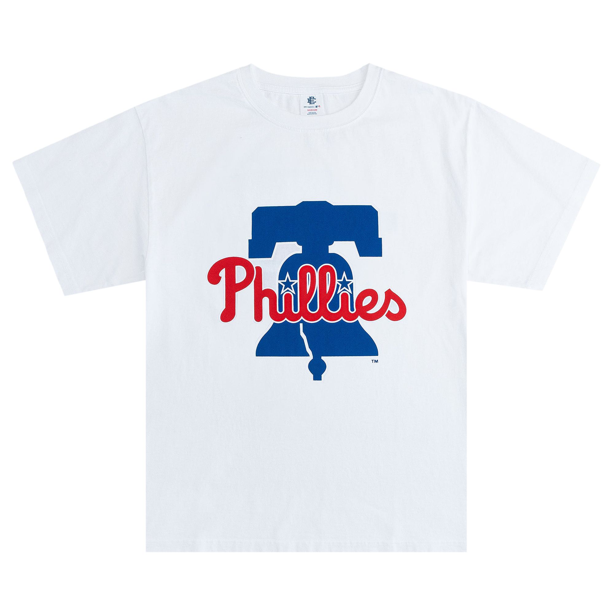Pre-owned Eric Emanuel Ee Phillies T-shirt 'white' | Men's Size Xxl