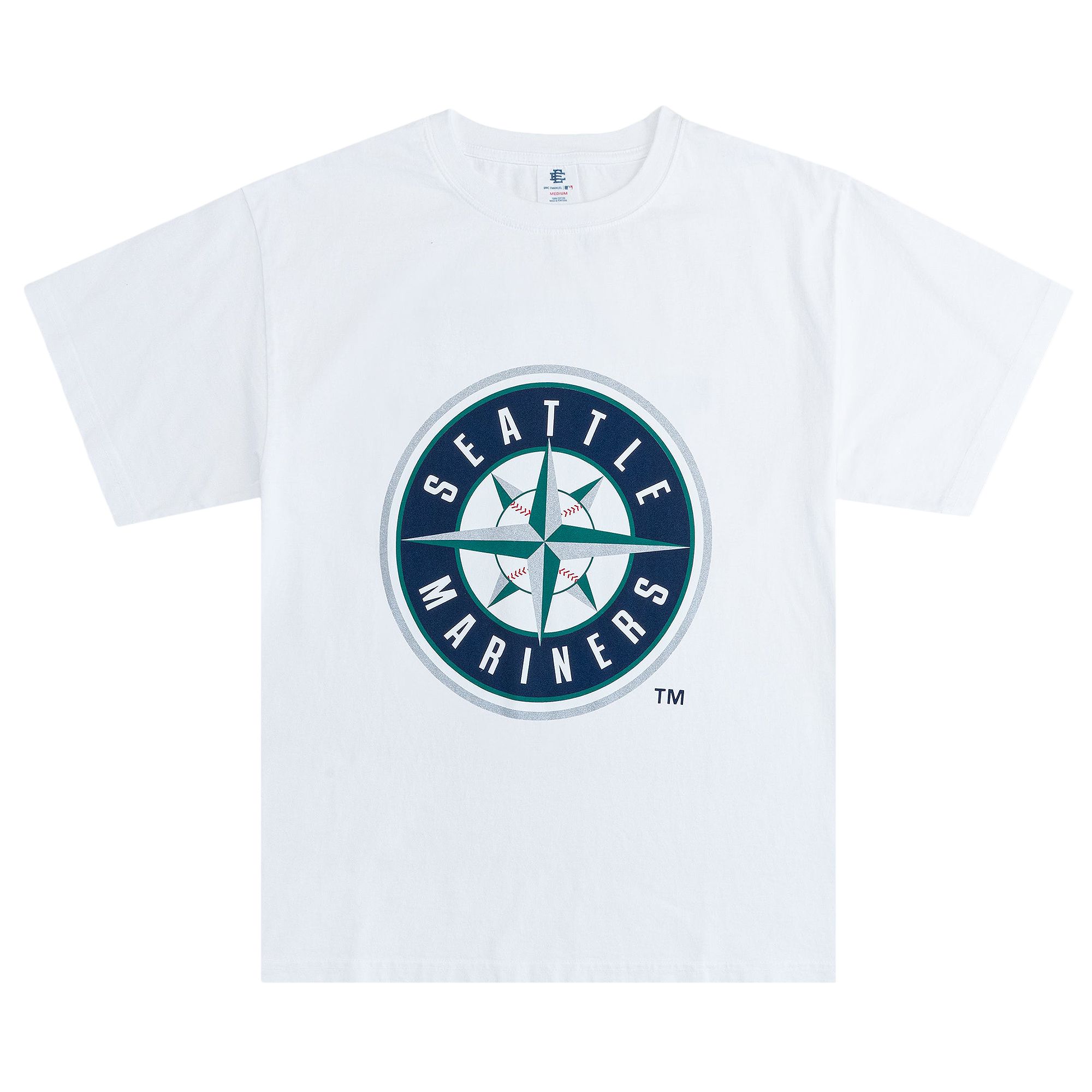 Pre-owned Eric Emanuel Ee Mariners T-shirt 'white' | Men's Size L