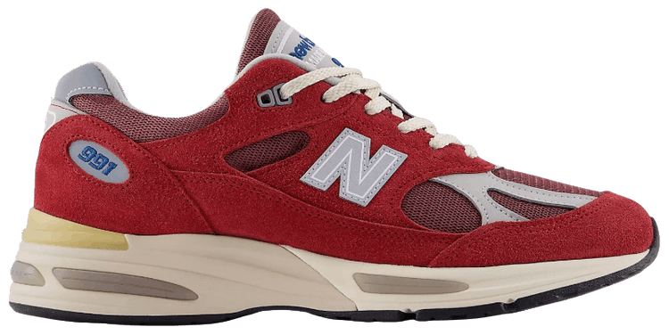 New Balance Made In Uk 991V2 Vintage Sports Karanda Red