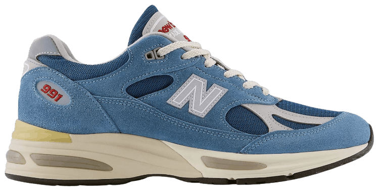 New Balance Made In Uk 991V2 Vintage Sports Bluestee