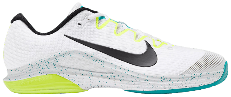 Nike Vapor 12 Hard Court Tennis White Volt Energy Black
