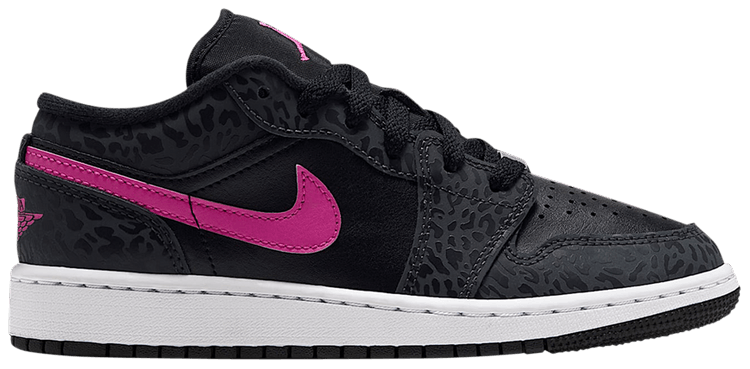 Air Jordan 1 Low SE GS Anthracite Black White Laser Fuchsia
