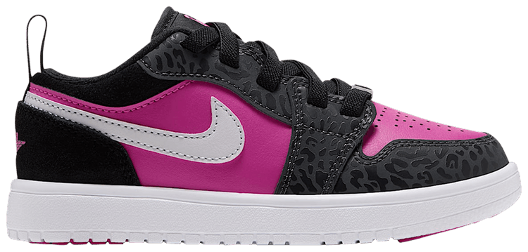 Air Jordan 1 Low Alt SE PS Black Anthracite White Laser Fuchsia