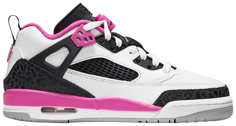Air Jordan Spizike Low GS White Black Anthracite Laser Fuchsia