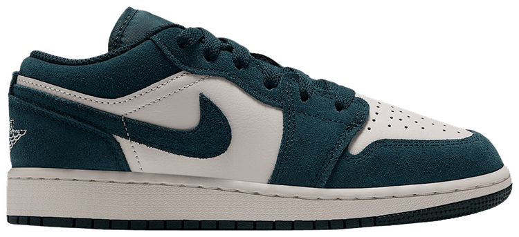 Air Jordan 1 Low GS Midnight Spruce Pale Ivory Light Orewood Brown