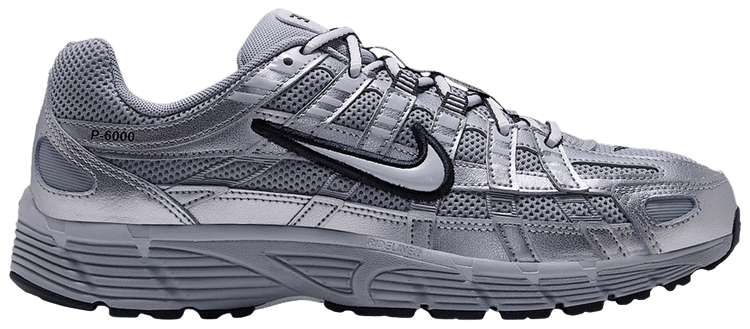 Nike Wmns P 6000 Wolf Grey Metallic Silver Off Noir Off White