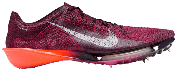 Nike Victory 2 Track Field Distance Spikes Bordeaux Bright Crimson Hyper Crimson White