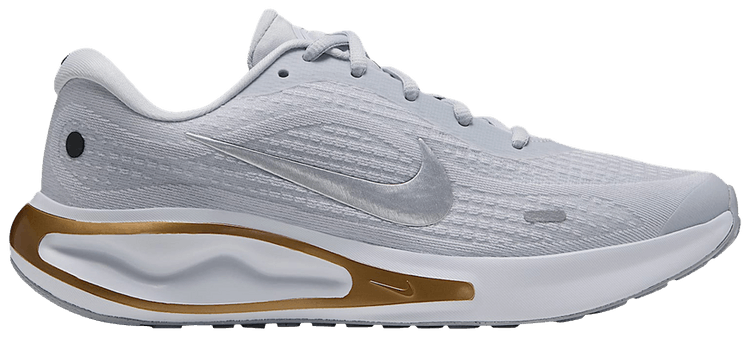 Nike Wmns Journey Run Road Pure Platinum Metallic Gold Off White Metallic Silver