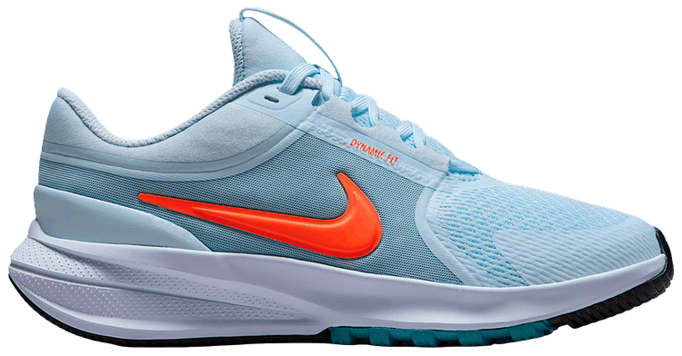 Nike Star Runner 5 GS Glacier Blue Energy Black Total Orange