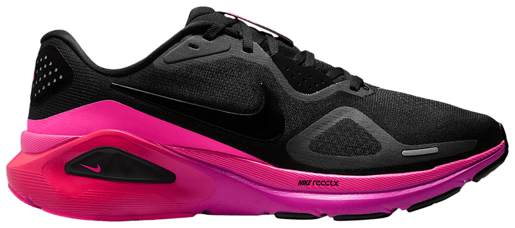 Nike Wmns Structure 26 Road Black Hyper Pink Laser Crimson Black