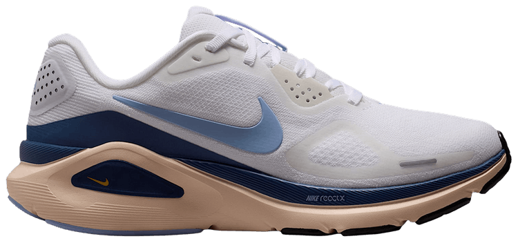 Nike Wmns Structure 26 Road White Mystic Navy Sundial Aluminum