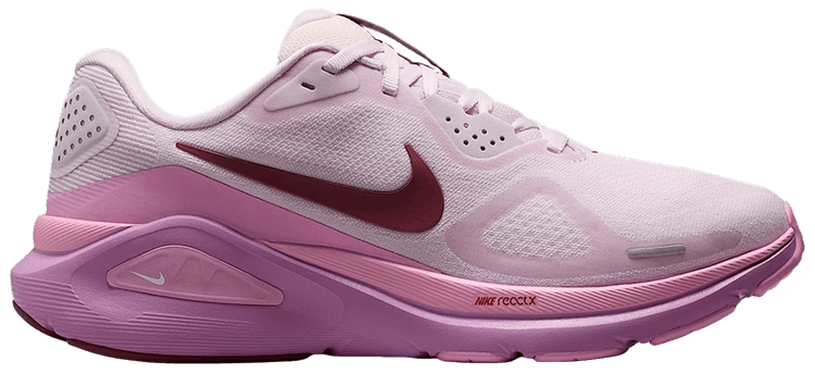 Nike Wmns Structure 26 Road Bleached Lilac Pink Rise Light Magenta Pink Smoke