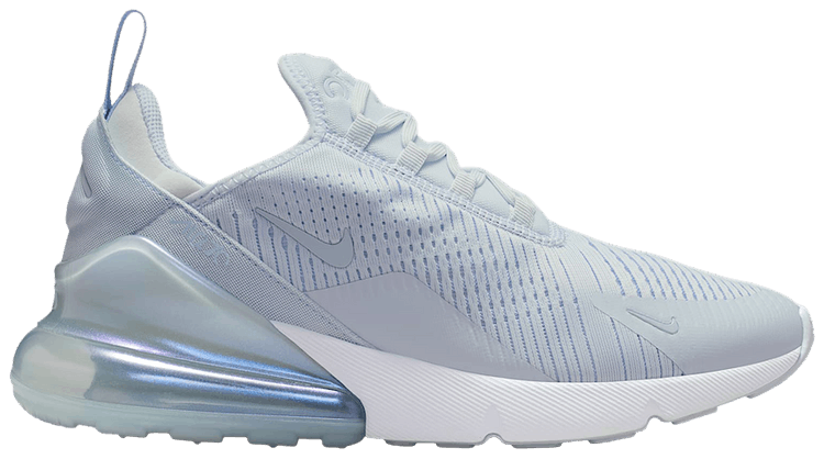 Nike Wmns Air Max 270 Football Grey White Hydrogen Blue