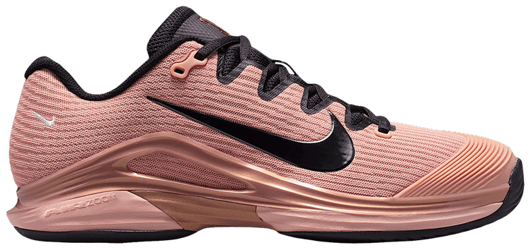 Nike Wmns Vapor 12 Prm Hard Court Tennis Metallic Red Bronze Pure Platinum Black