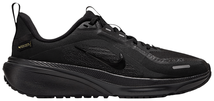 Nike Pegasus 42 GORE TEX Waterproof Road GS Black Off Noir Dark Grey Black