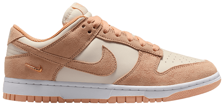 Nike Wmns Dunk Low Suede Sunset Haze Chalk White Sunset Haze