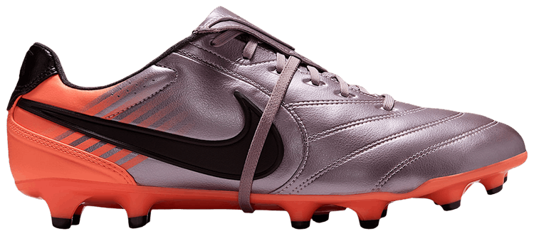 Nike Tiempo Ligera Pro Fg Low Bleached Lilac Total Orange Black