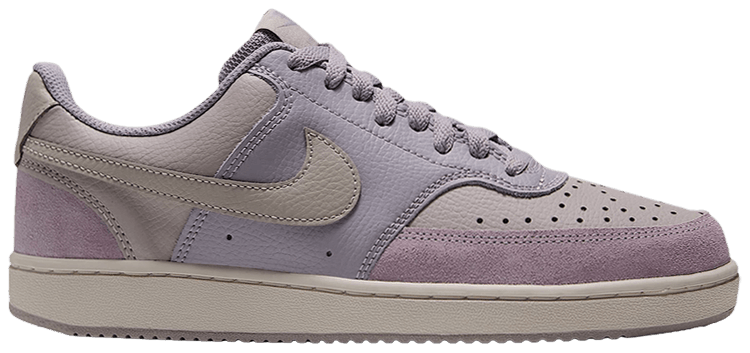 Nike Wmns Court Vision Low Suede Silver Lilac Phantom Moon Particle