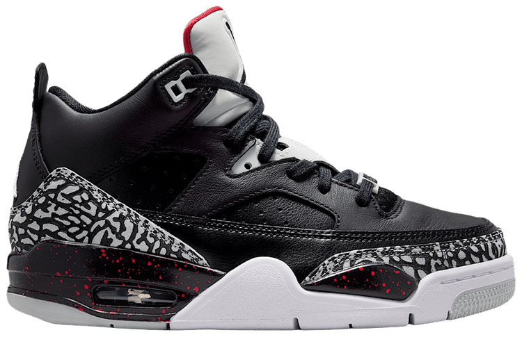 Air Jordan Jordan Son Of Mars Low GS Black University Red Grey Mist Black