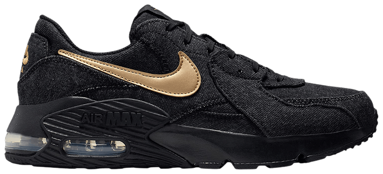 Nike Wmns Air Max Excee Black Metallic Gold