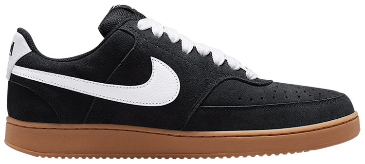 Nike Court Vision Low Black Gum Medium Brown White