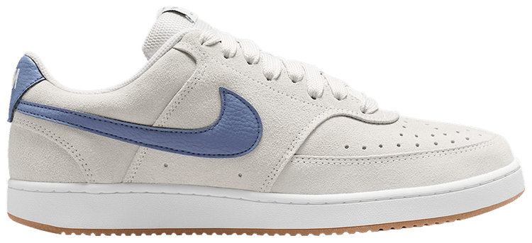 Nike Court Vision Low Vast Grey White Gum Medium Brown Diffused Blue