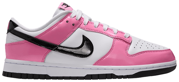 Nike Wmns Dunk Low SE Gloss Pink Spell White Black