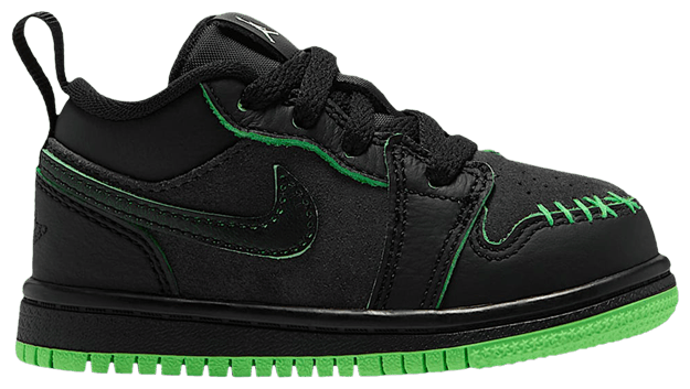 Air Jordan Jordan 1 Low SE TD Black Scream Green Dark Smoke Grey Black
