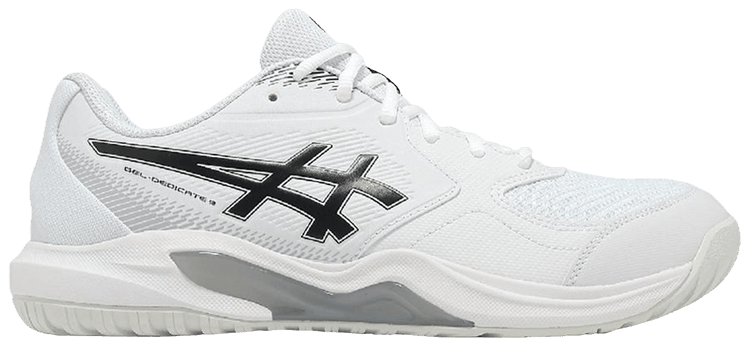 ASICS Gel Dedicate 9 2e Wide White Black