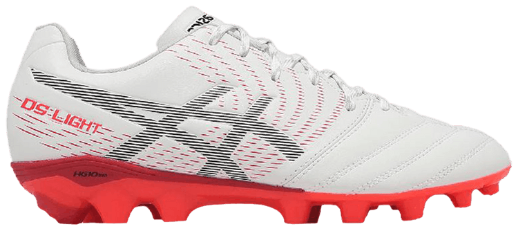ASICS Ds Light Jr GS White Flash Red