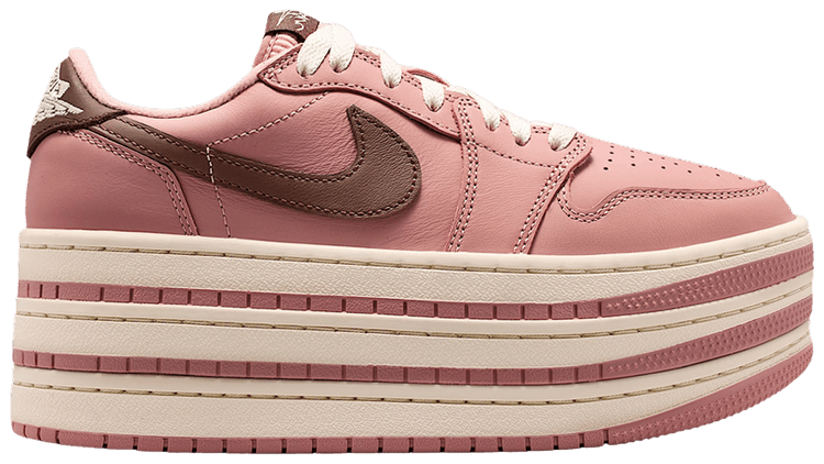 Air Jordan Wmns 1 Triple Stack Rust Pink Cacao Wow Pearl White