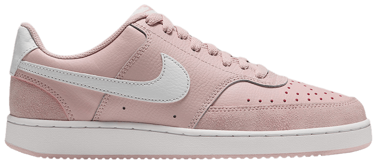Nike Wmns Court Vision Low Suede Silt Red Summit White