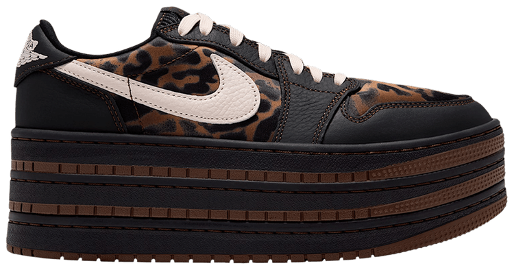Air Jordan Wmns 1 Triple Stack Black Cacao Wow Chalk