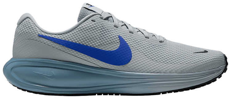 Nike Revolution 8 Road Wide Grey Mist Black Smokey Blue Racer Blue