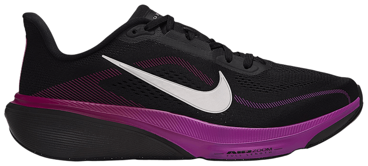 Nike Wmns Pegasus 42 Road Black Vivid Purple True Berry Metallic Silver