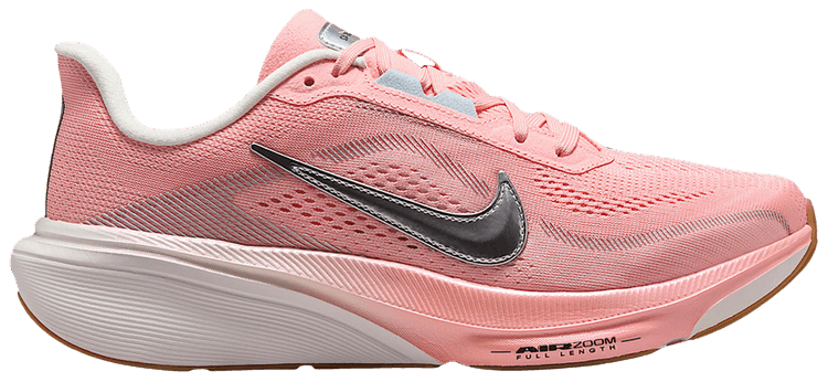 Nike Wmns Pegasus 42 Road Bleached Coral Off Noir Metallic Silver Summit White