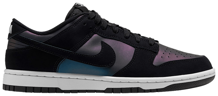 Nike Wmns Dunk Low SE Iridescent Black White Black