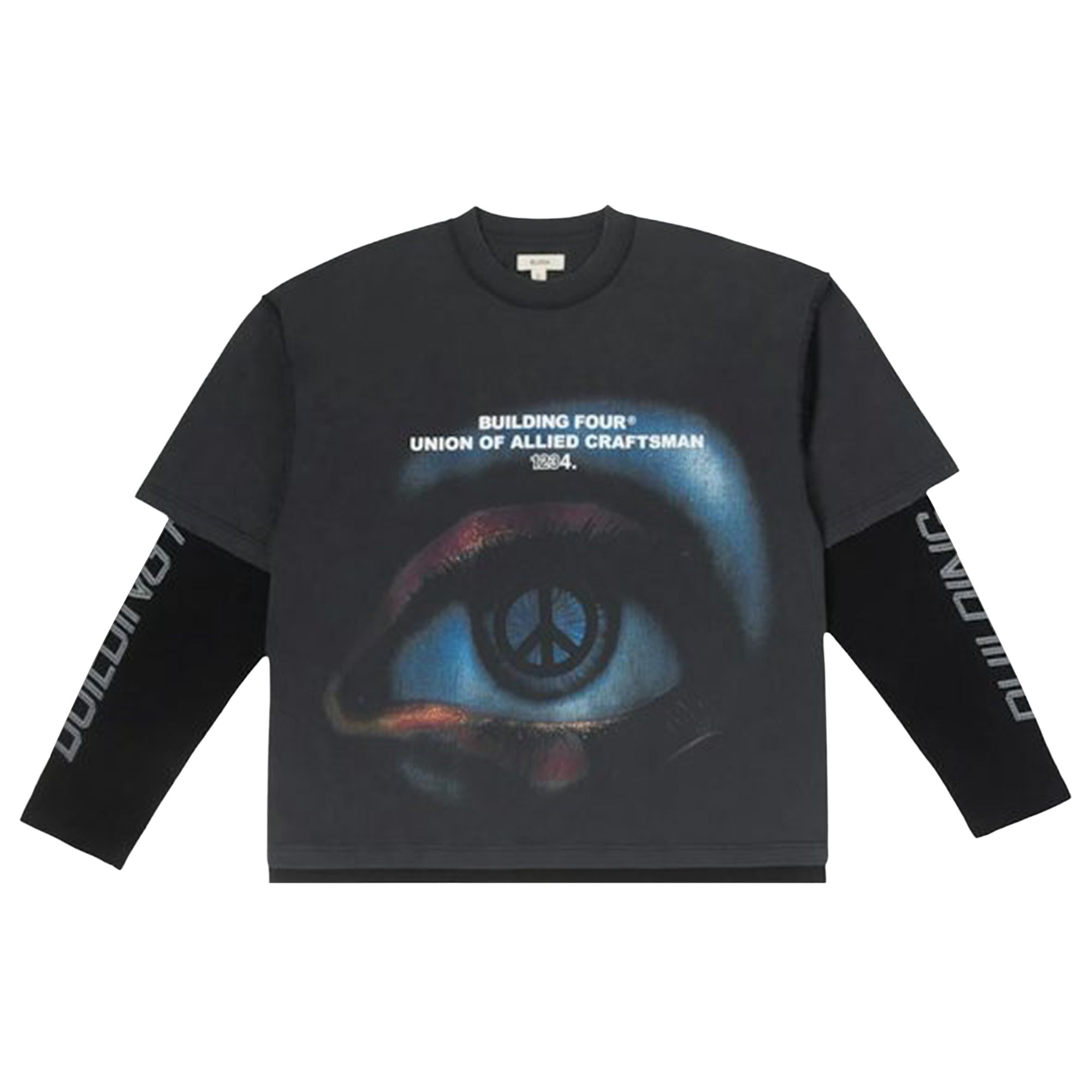 Pre-owned Bldg4 Joisted Short-sleeve Knit T-shirt 'black' | Men's Size Xxl