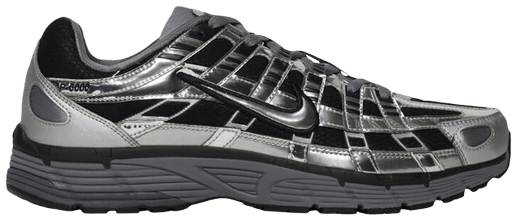 Nike P 6000 Chrome Black Metallic Silver