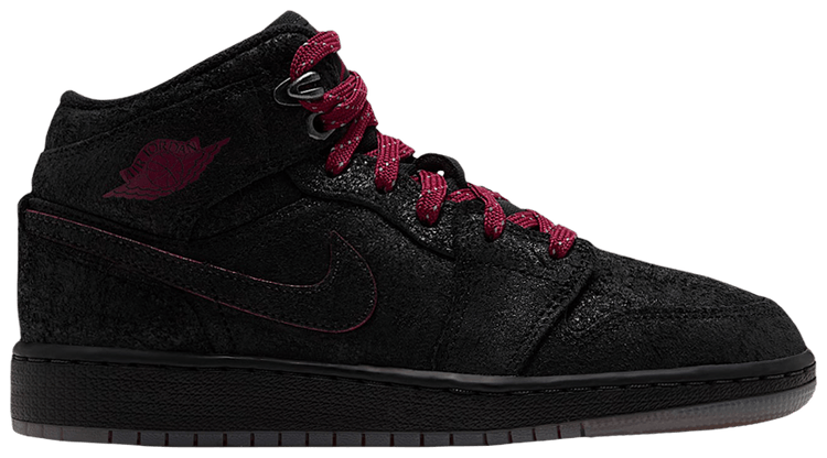 Air Jordan 1 Mid SE GS Black