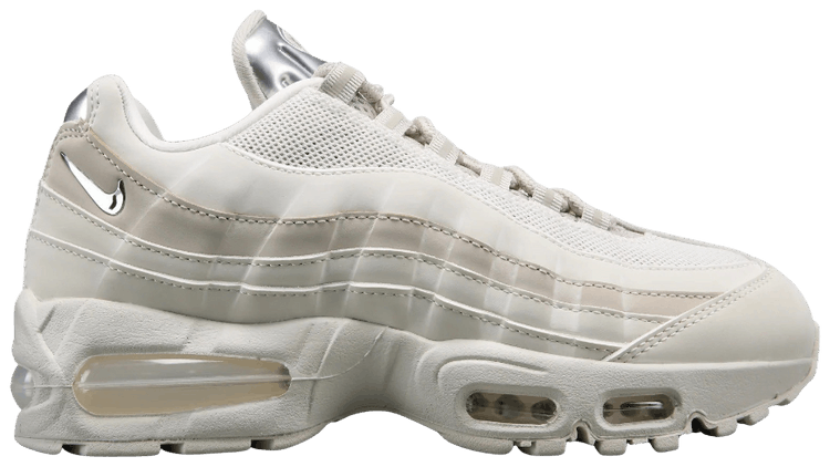 Nike Wmns Air Max 95 Big Bubble Chrome Light Bone Cream Ii