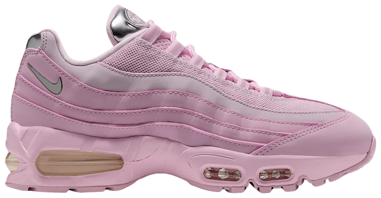 Nike Wmns Air Max 95 Big Bubble Chrome Pink Foam Pearl Pink