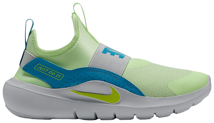 Nike Flex Runner 4 GS Barely Volt Light Current Blue